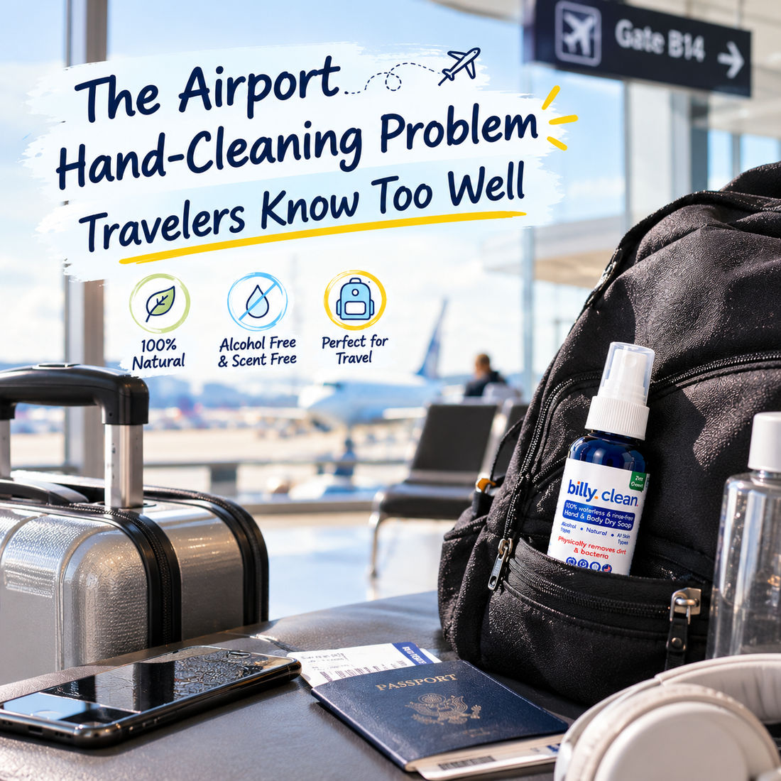 The Airport Hand-Cleaning Problem Travelers Know Too Well