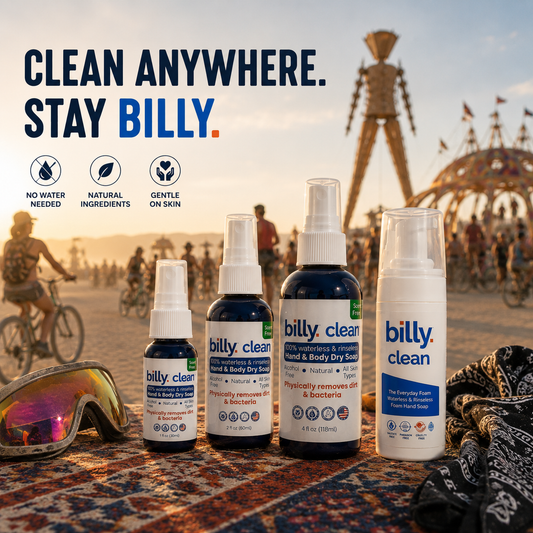 Billy Clean at Burning Man: Stay Fresh Without Missing a Moment