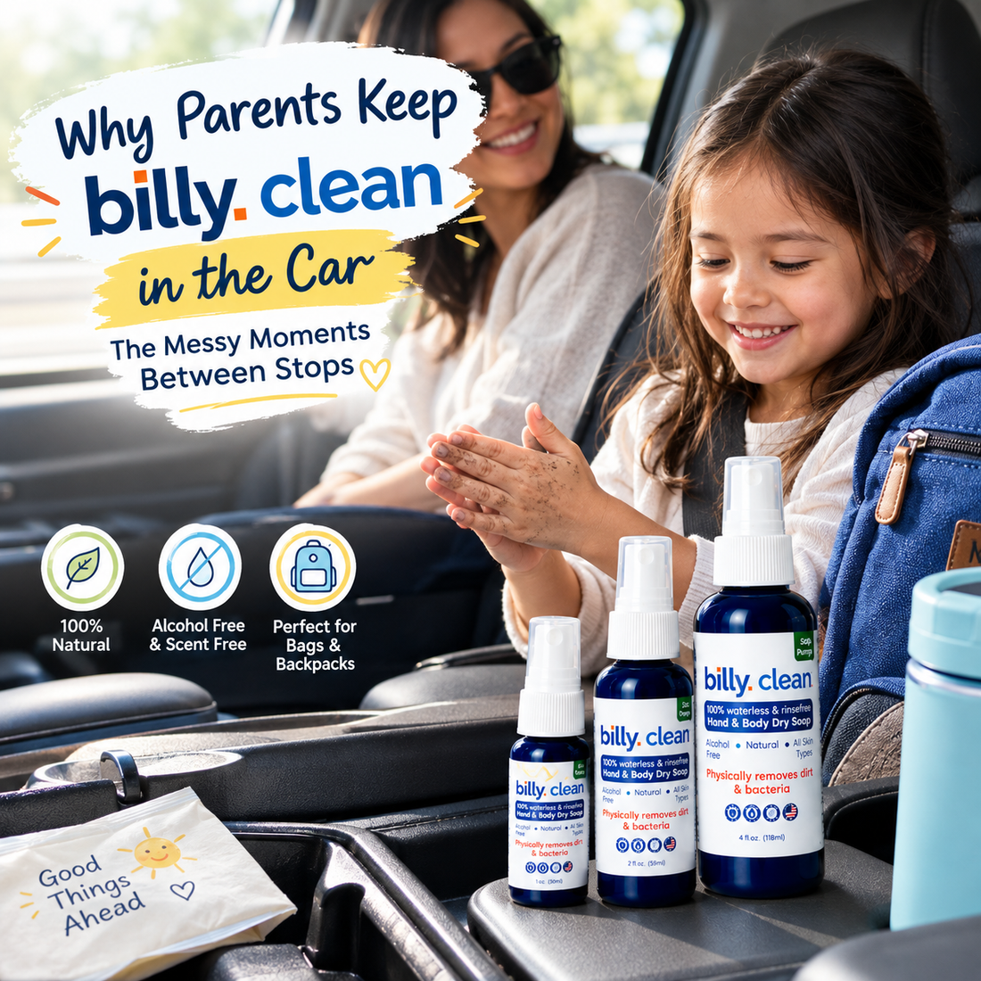 Why Parents Keep Billy Clean in the Car: The Messy Moments Between Stops