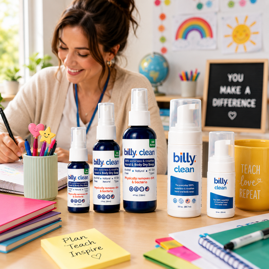 Why Teachers Like Billy Clean Instead of Antibacterial Gels This School Year