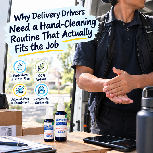 Why Delivery Drivers Need a Hand-Cleaning Routine That Actually Fits the Job