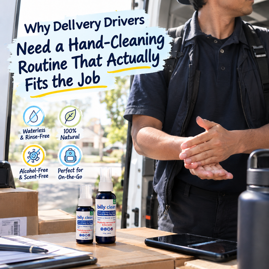 Why Delivery Drivers Need a Hand-Cleaning Routine That Actually Fits the Job