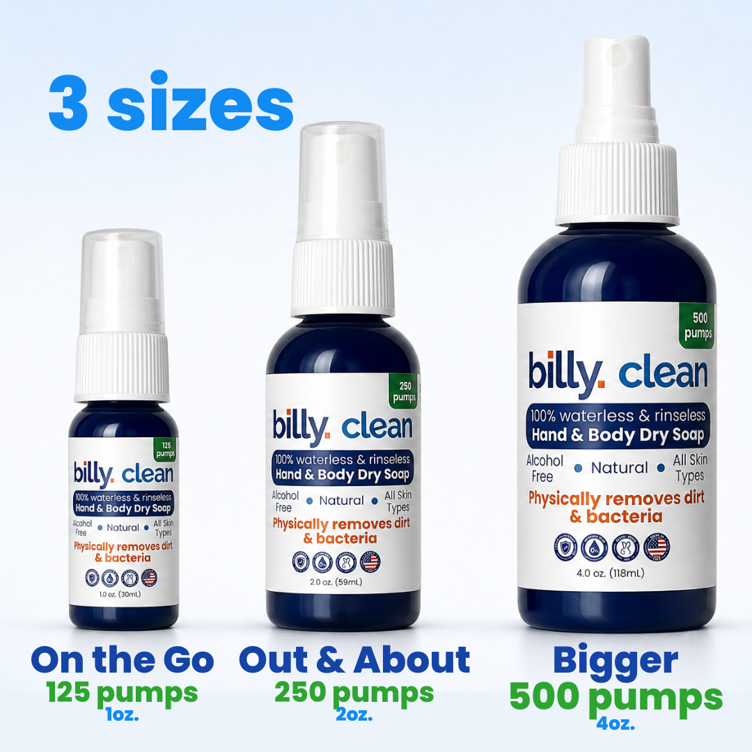 Bigger Billy Clean Spray- 4 oz | 500 Uses