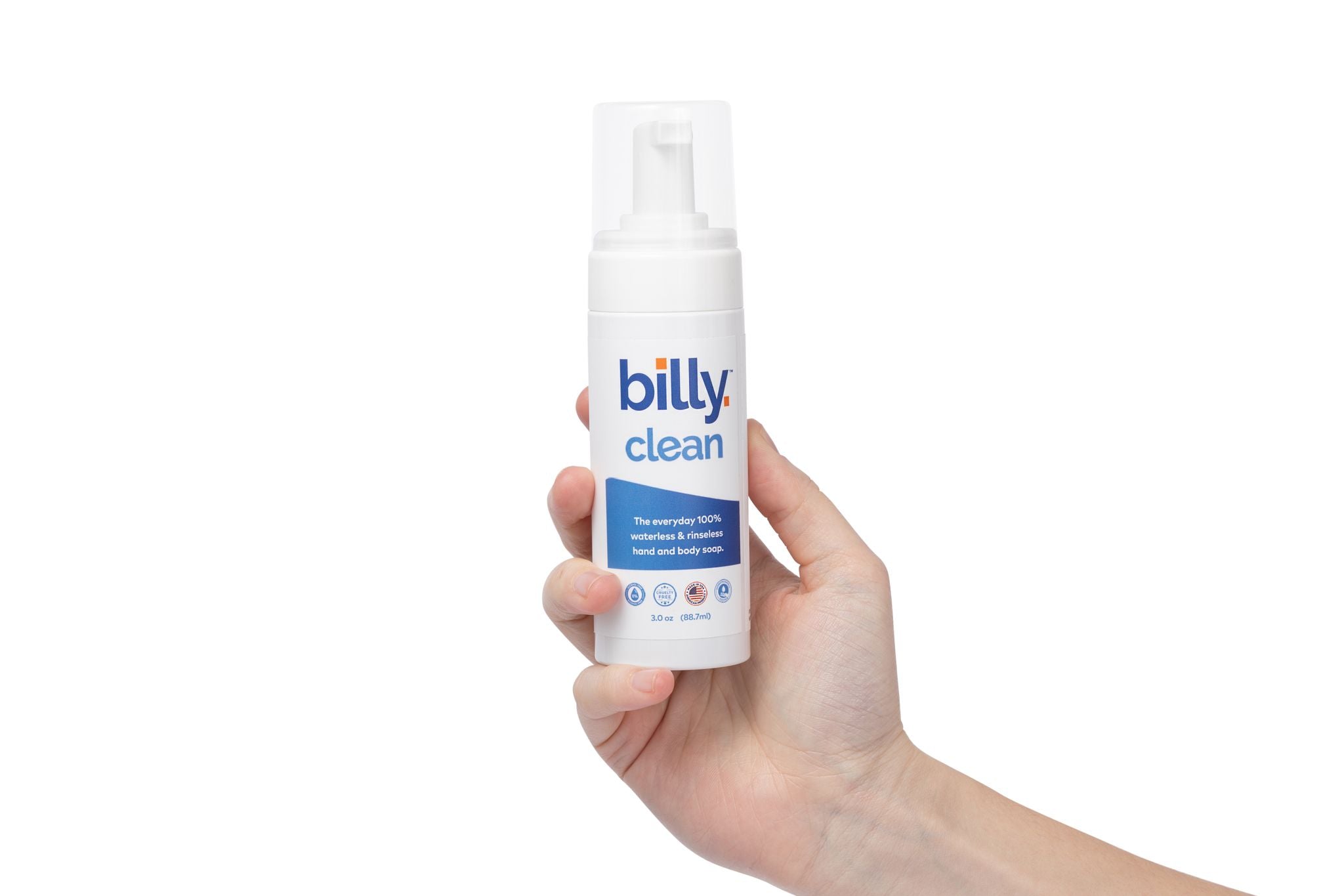 Billy Clean- Waterless, Rinseless Organic all over body cleaner.